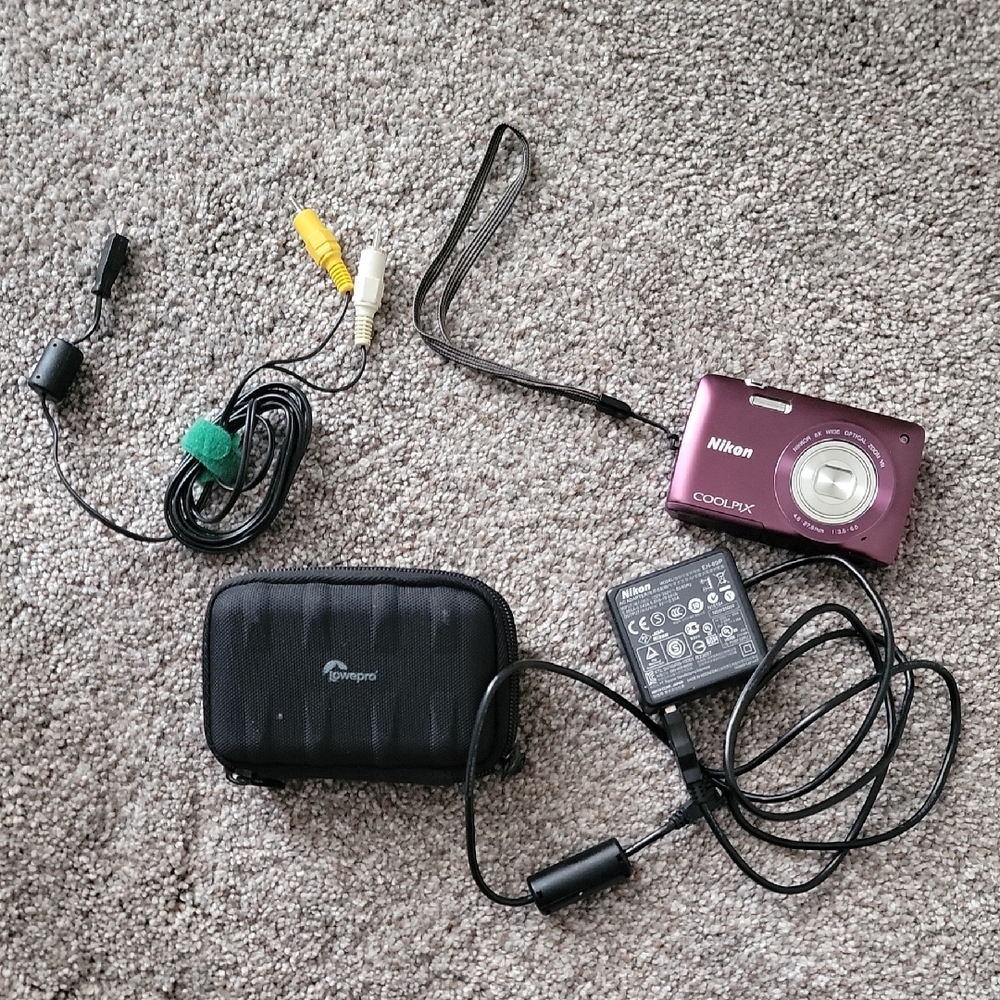 Nikon Coolpix Purple Digital Camera S4300